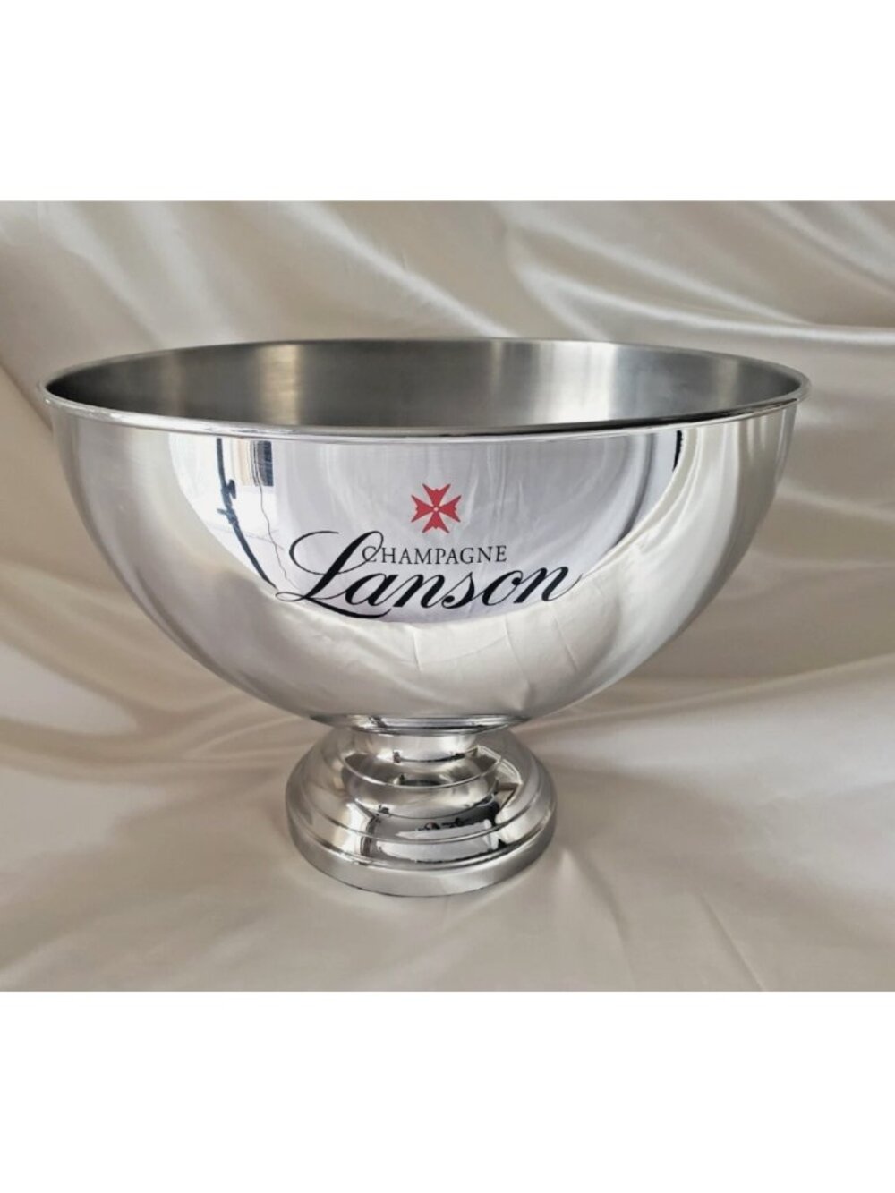 Large Vintage Lanson Champagne Ice Bowl Wedding Party Cooler